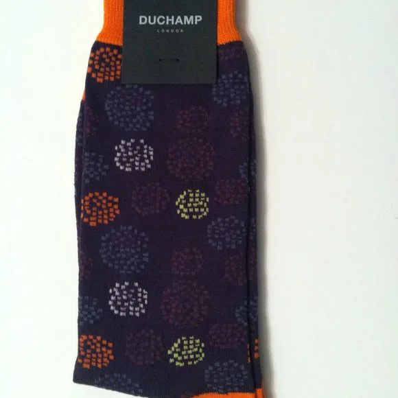 3 DUCHAMP MEN'S NEW 80%COTTON 20%NYLON DRESS SOCKS FIT SHOE SIZE: 7-13
